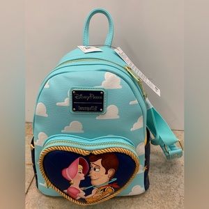 Disney Parks Excl. Toy Story Woody Little Bo Peep Blue Loungefly Backpack NWT